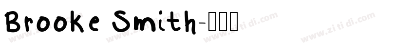 Brooke Smith字体转换